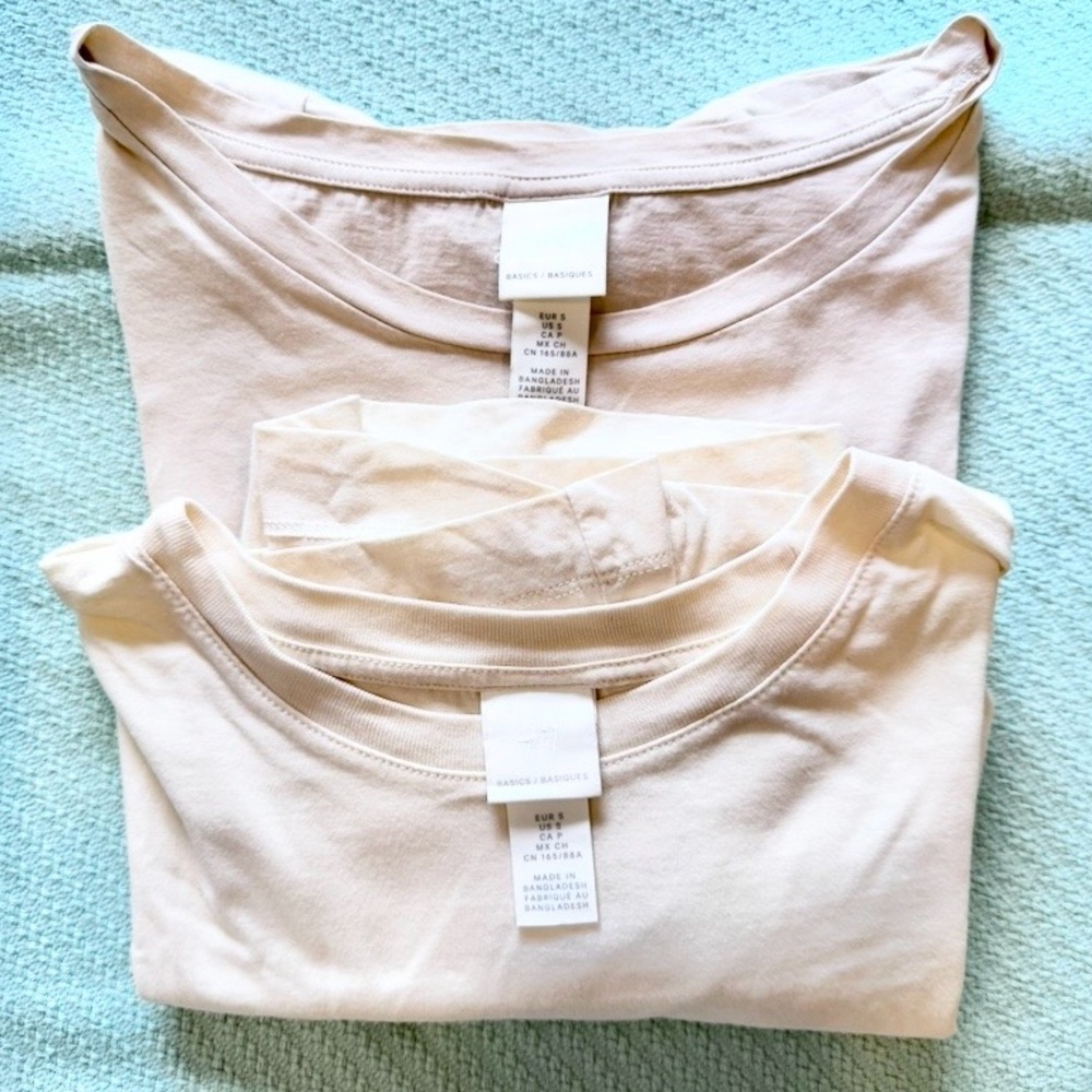 Neutral Cream Tops (set of 2)